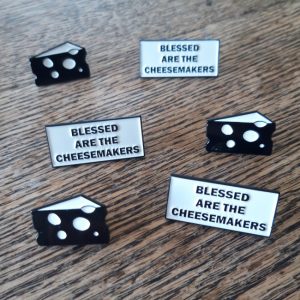 Cheese Pin Badge
