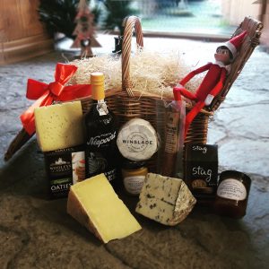 Christmas cheese hamper