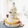 Emerald cheese wedding cake