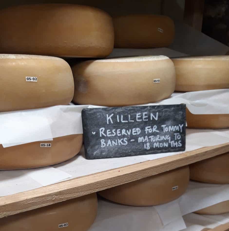 Hard goats cheese extra mature killeen reserve