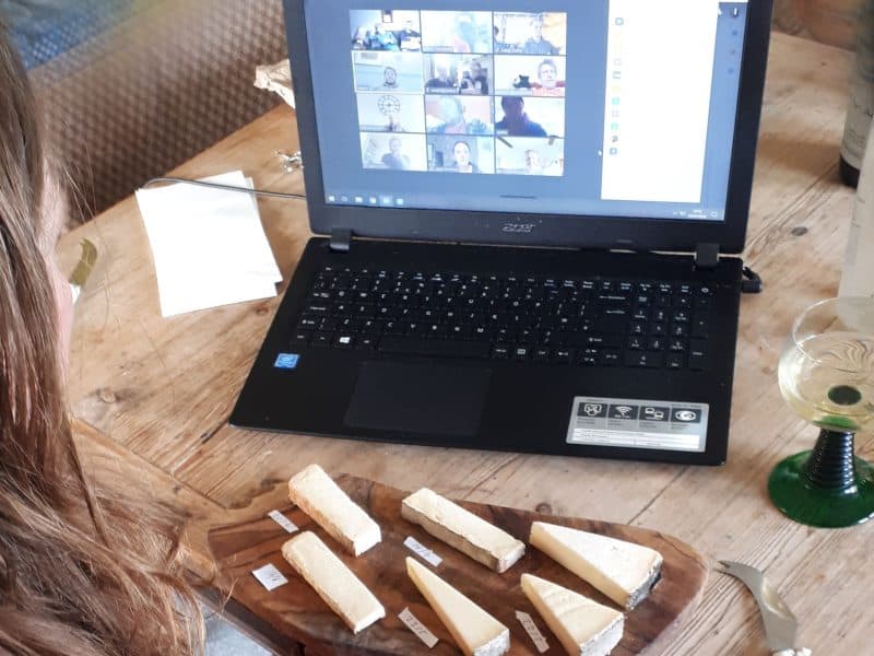 Virtual Zoom Cheese and Beer Tasting